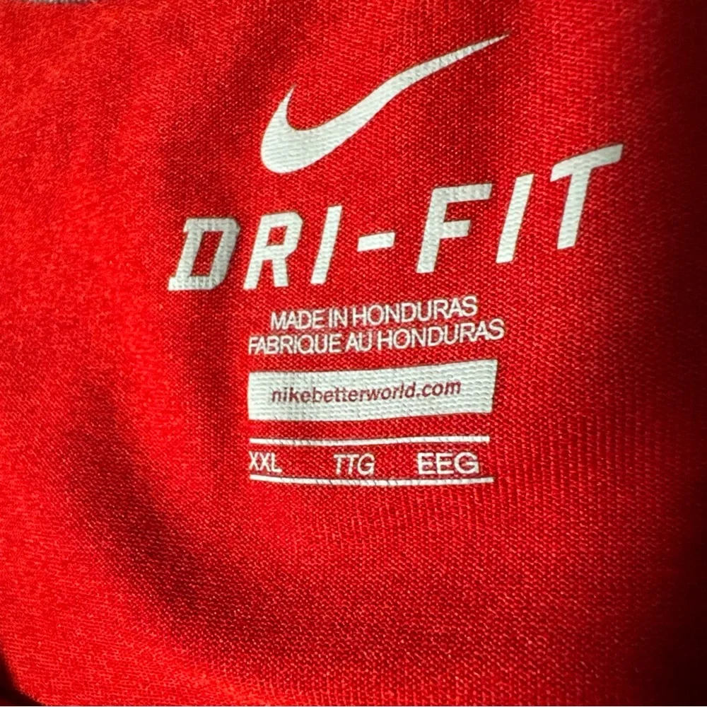 Nike Basketball Without Borders Africa Logo T-shirt‎ Red Collectible FIBA